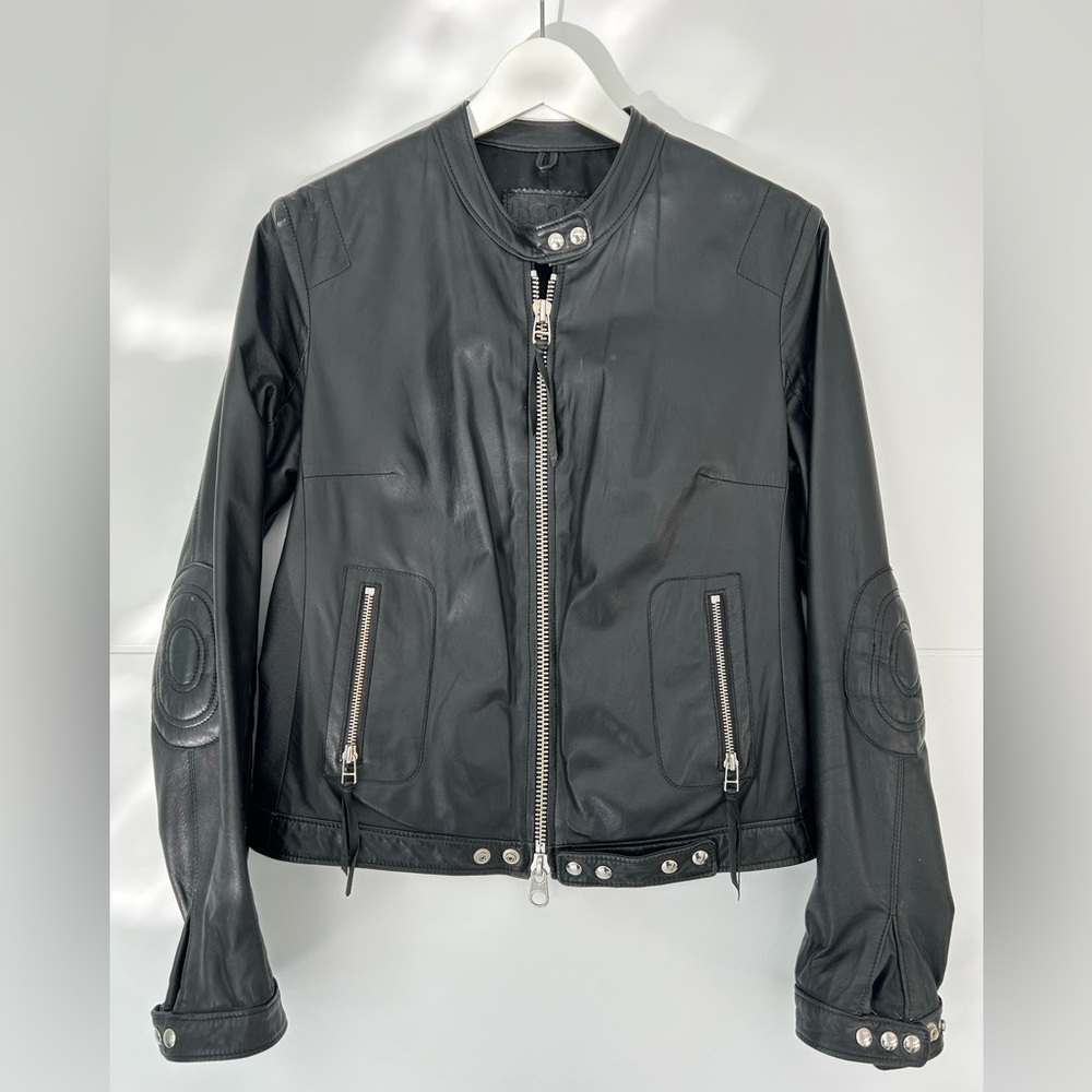 Roots Lambskin moto jacket size 6